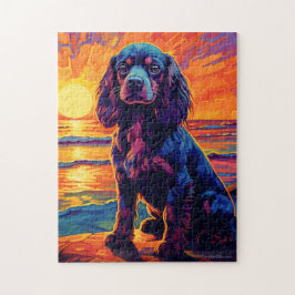 Cavalier King Charles Spaniel Sunset/Sunrise Legpuzzel