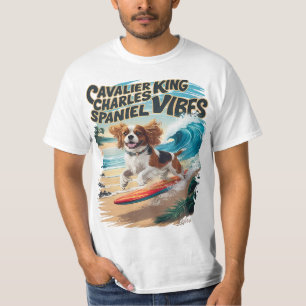 Cavalier King Charles Spaniel Surfen T-shirt