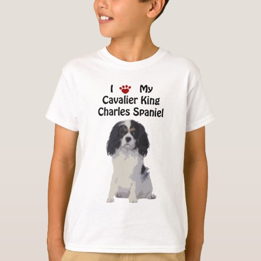 Cavalier King Charles Spaniel T-shirt (Voorkant)