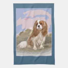 Cavalier King Charles Spaniel Tea Towel Theedoek