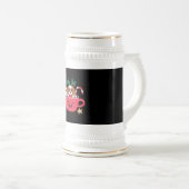 Cavalier King Charles Spaniel Teacup Xmas Holiday Bierpul (Voorkant rechts)