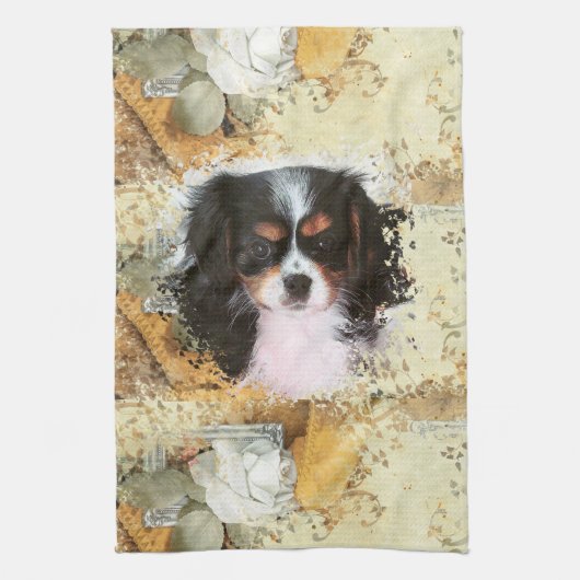 Cavalier King Charles Spaniel Theedoek (Verticaal)