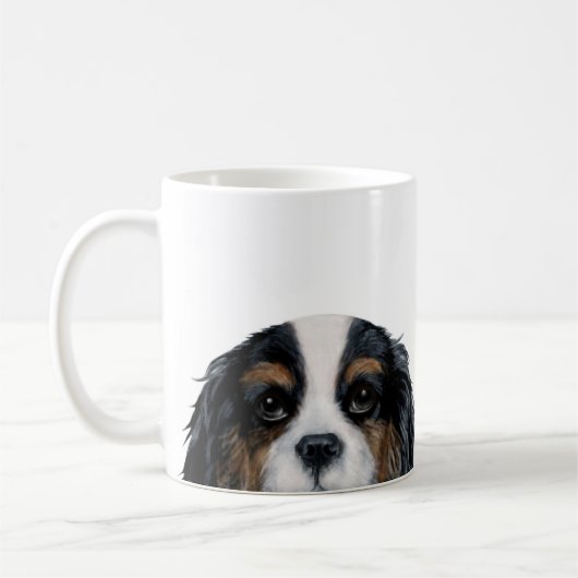 Cavalier King Charles Spaniel tri gekleurd door mi Koffiemok (Links)
