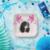 Cavalier King Charles Spaniel - Tri, Party Borden Papieren Bordje (Feest)