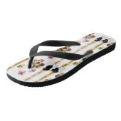 Cavalier King Charles Spaniel, Tri Teenslippers (Schuin)