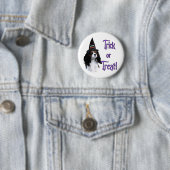 Cavalier King Charles Spaniel Trick Ronde Button 5,7 Cm (In situ)