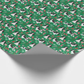 Cavalier King Charles Spaniel Tricolf kerst Cadeaupapier (Hoek)