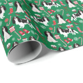 Cavalier King Charles Spaniel Tricolf kerst Cadeaupapier (Rol Hoek)