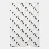 Cavalier King Charles Spaniel (Tricolor) Theedoek (Verticaal)