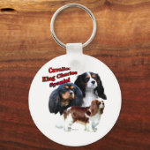 Cavalier King Charles Spaniel Trio 2 - Sleutelhang Sleutelhanger (Voorkant)