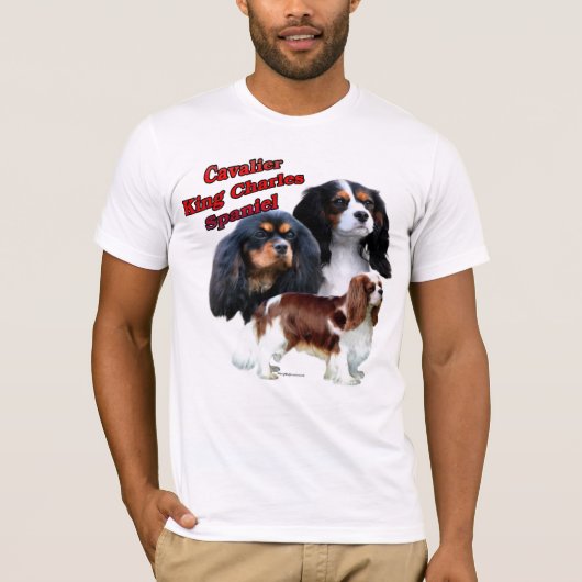 Cavalier King Charles Spaniel Trio 2 T-shirt (Voorkant)