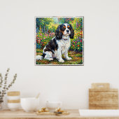 Cavalier King Charles Spaniel Tuinposter | Poin Poster (Keuken)
