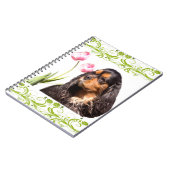 Cavalier King Charles Spaniel Tulpen Notitieboek (Linkerzijde)