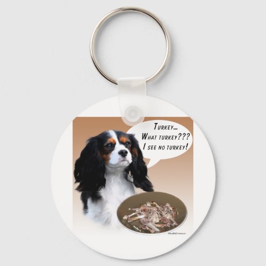 Cavalier King Charles Spaniel Turkije Sleutelhanger (Voorkant)