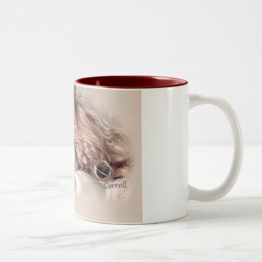 Cavalier King Charles Spaniel Tweekleurige Koffiemok (Rechts)