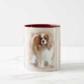 Cavalier King Charles Spaniel Tweekleurige Koffiemok (Center)