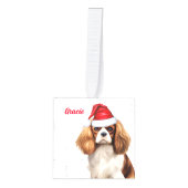 Cavalier King Charles Spaniel Two Photo Holiday Decoratie (Voorkant)