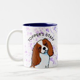 Cavalier King Charles Spaniel Two-Tone Coffee Mok
