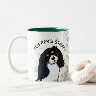 Cavalier King Charles Spaniel Two-Tone Coffee Mok