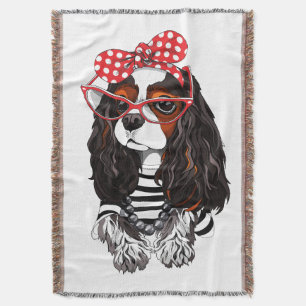 Cavalier King Charles Spaniel uit Parijs met liefd Deken