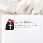 Cavalier King Charles Spaniel uit Parijs met liefd Etiket (Insitu)