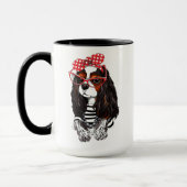 Cavalier King Charles Spaniel uit Parijs met liefd Mok (Links)