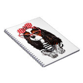 Cavalier King Charles Spaniel uit Parijs met liefd Notitieboek (Rechterzijde)