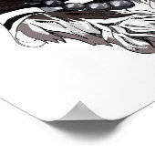 Cavalier King Charles Spaniel uit Parijs met liefd Poster (Hoek)