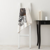 Cavalier King Charles Spaniel uit Parijs met liefd Sherpa Deken (In situ)