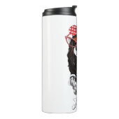 Cavalier King Charles Spaniel uit Parijs met liefd Thermosbeker (Gedraaid links)