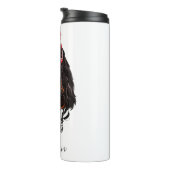 Cavalier King Charles Spaniel uit Parijs met liefd Thermosbeker (Geroteerd rechts)