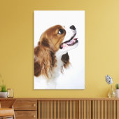 Cavalier King Charles Spaniel, uitzicht zijkant Canvas Afdruk (Insitu (Woonkamer))