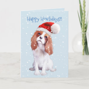 Cavalier King Charles Spaniel Vakantie Kaart