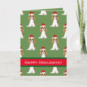 Cavalier King Charles Spaniel Vakantie Kaart (Voorkant)