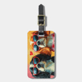 Cavalier King Charles Spaniel Valentijnsdag Bagagelabel (Voorkant verticaal)