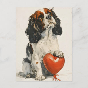 Cavalier King Charles Spaniel Valentijnsdag Briefkaart