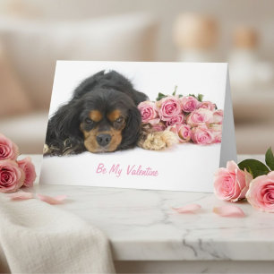 Cavalier King Charles Spaniel Valentijnsdag Honden Feestdagen Kaart