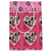 Cavalier King Charles Spaniel Valentijnsdag Medium Cadeauzakje (Voorkant)
