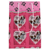 Cavalier King Charles Spaniel Valentijnsdag Medium Cadeauzakje (Achterkant)