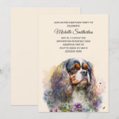 Cavalier King Charles Spaniel Verjaardag Kaart (Voorkant / Achterkant)