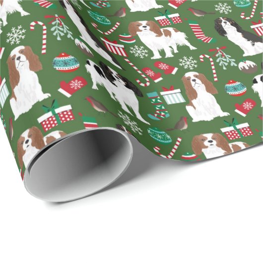 Cavalier King Charles Spaniel — Verpakkingspapier Cadeaupapier (Rol Hoek)