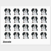 Cavalier King Charles Spaniel Vierkante Sticker (Vel)