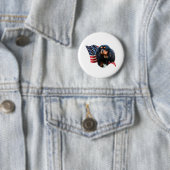 Cavalier King Charles Spaniel Vlag Ronde Button 5,7 Cm (In situ)