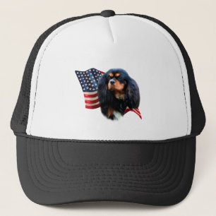Cavalier King Charles Spaniel Vlag Trucker Pet
