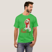 Cavalier King Charles Spaniel Vlooien Navidog T-shirt (Voorkant volledig)
