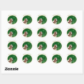 Cavalier King Charles Spaniel Vrede Ronde Sticker (Vel)