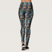 Cavalier King Charles Spaniel Whimsical Halloween Leggings (Achterkant)