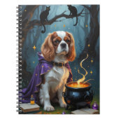 Cavalier King Charles Spaniel Whimsical Halloween Notitieboek (Voorkant)