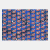 Cavalier King Charles Spaniel Winter Holiday Inpakpapier Vel (Voorkant 3)