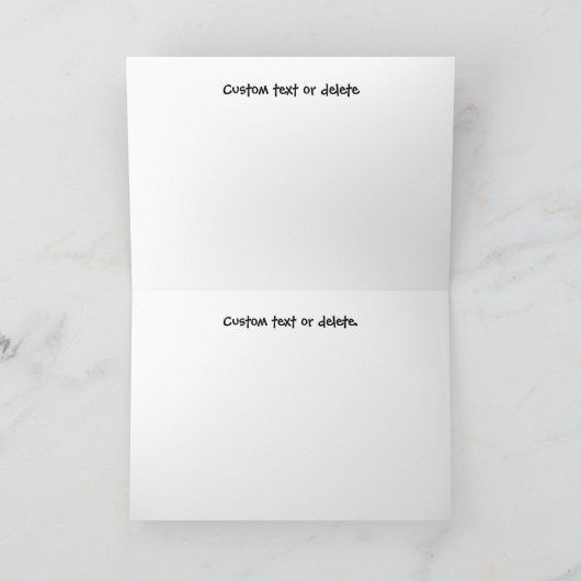 Cavalier King Charles Spaniel Winter Holiday Kaart (Binnen)